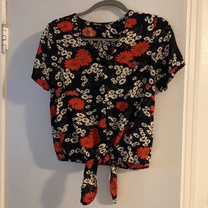 Madewell tiefront tee ✨